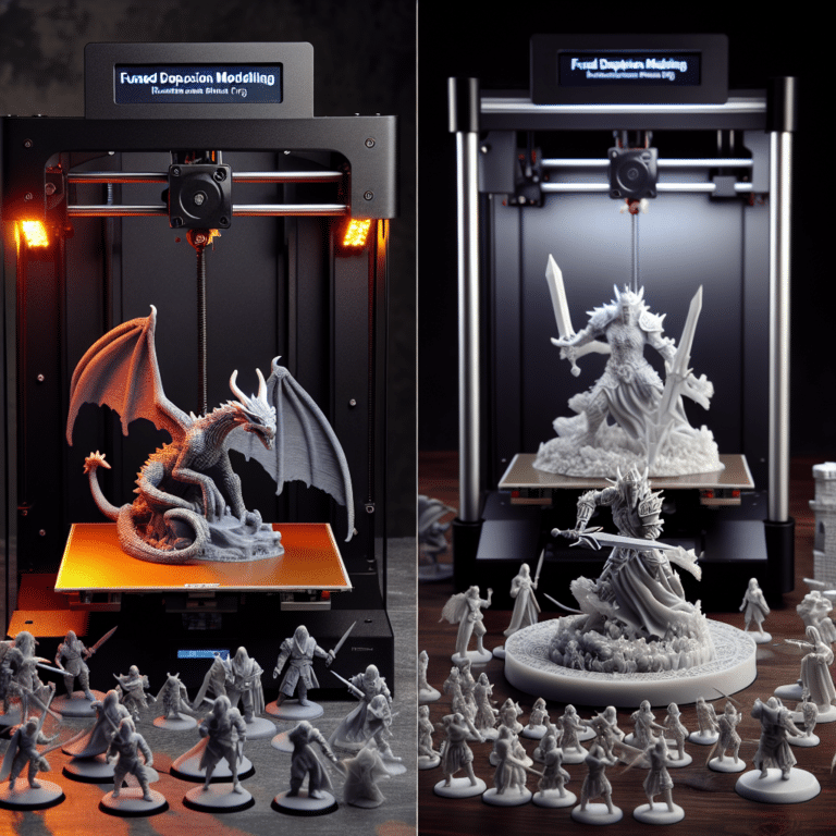 FDM vs Resin: Which 3D Printer is Best for Miniature Gaming?