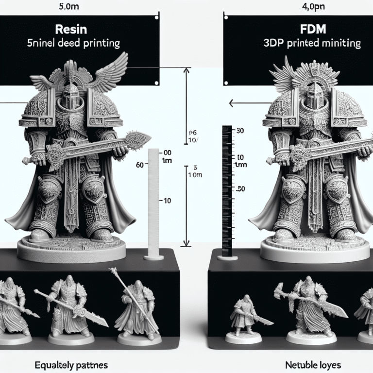 Resin vs FDM Printing for Miniatures